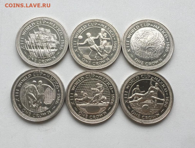 набор Остров Мэн 1 крона 1986 Чемпионат мира по футболу 6 шт - nabor_ostrov_men_1_krona_1986_chempionat_mira_po_futbolu_meksika_6_sht_sport_vratar_mjach_futbolisty (2)