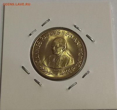 Ватикан 200 лир 1990. UNC. Тираж - 48 000 шт. - 11