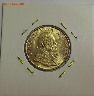 Ватикан 200 лир 1992. UNC. Тираж - 43 000 шт. - 11
