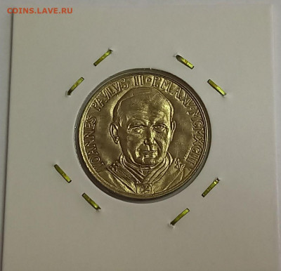 Ватикан 200 лир 1993. UNC. Тираж - 41 000 шт. - 10