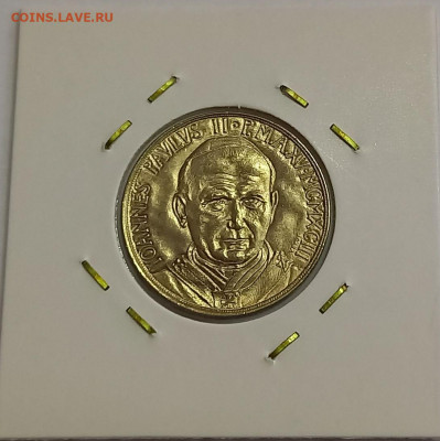 Ватикан 200 лир 1993. UNC. Тираж - 41 000 шт. - 7
