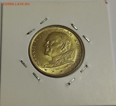 Ватикан 200 лир 1995. UNC. Тираж - 32 000 шт. - 12