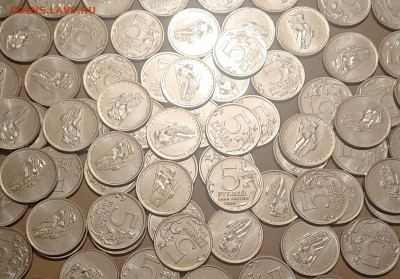 5 рублей 2014 года 70 лет Победы Курская битва - DSC_3997.JPG