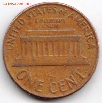 США 1 цент 1960 г. до 01.06.22 г. в 23.00 - 075