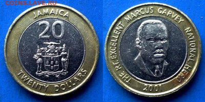 Ямайка - 20 долларов 2001 года (БИМ) до 1.06 - Ямайка 20 долларов, 2001