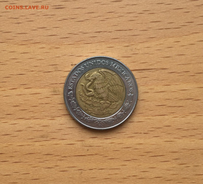 биметалл Мексика 2 песо 2001 - IMG_8560.JPG
