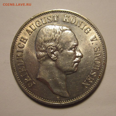 Саксония 5 марок 1914г ,до 31.05.2022г в 22.00 мск - 1