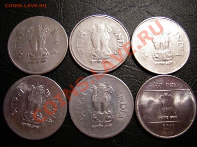 1 рупия Индия 1999,00,01,02,03,11гг до 25.11.2011 - DSCN9351.JPG