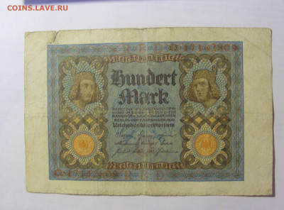 100 марок 1920 Германия (803) 03.06.22 22:00 М - CIMG8007.JPG