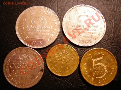 Шри-Ланка 5 монет 1,2,5 рупий до 25.11.2011 - DSCN9353.JPG