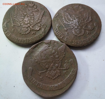 5 копеек 1773.1780.1782. Е.М. - 20220528_133301