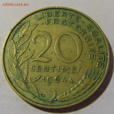 20 сантим 1964 Франция №1 03.06.22 22:00 М - CIMG8587.JPG