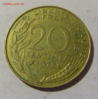 20 сантим 1973 Франция №1 03.06.22 22:00 М - CIMG8603.JPG