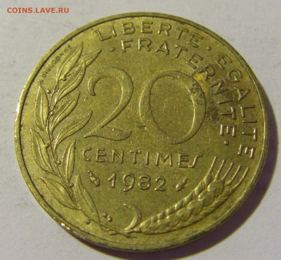 20 сантим 1982 Франция №2 03.06.22 22:00 М - CIMG8619.JPG