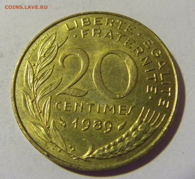 20 сантим 1989 Франция №1 03.06.22 22:00 М - CIMG8635.JPG