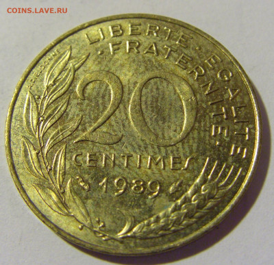 20 сантим 1989 Франция №2 03.06.22 22:00 М - CIMG8639.JPG