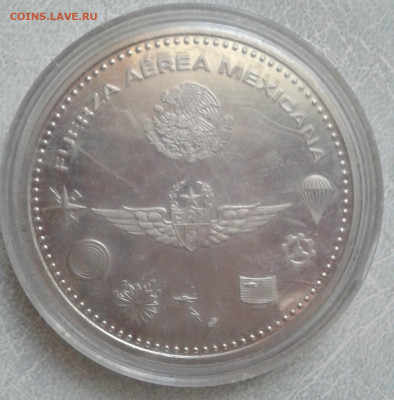 Настольная медаль 100 лет военно-воздушным силам Мексики - 20220530_194453