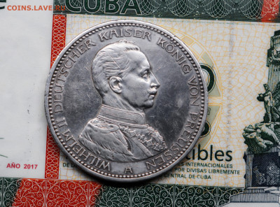 5 марок 1914 Пруссия серебро окончание 5.06.2022 23:00 - 20220528124506_IMG_3021.JPG