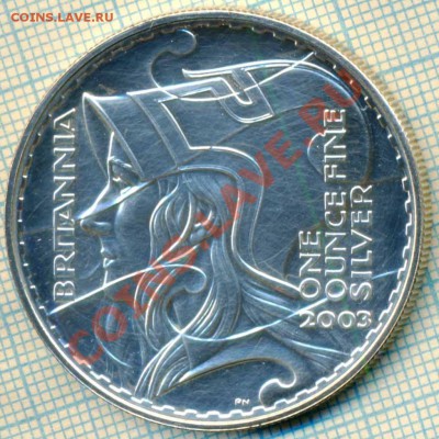 Великобритания,2ф,2003г,серебро,до24.11.2011г22.00поМоскве - Англ скан