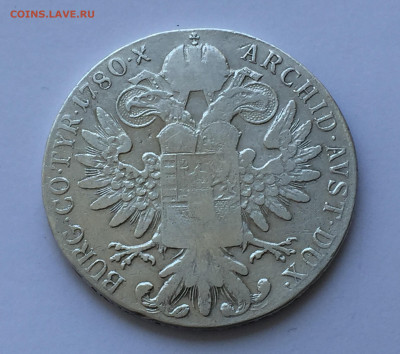 1 талер 1780 года "талер Марии Терезии" - IMG_7807.JPG