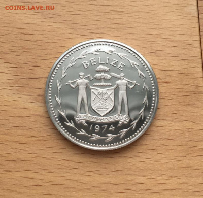 Крона Шайба Белиз 1 доллар 1974 Красный попугай ара Птица - krona_shajba_beliz_1_dollar_1974_krasnyj_popugaj_ara_ptica_fauna_pruf_proof (1)
