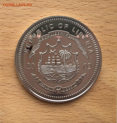 Либерия 10$ долларов 2002 Папа Иоанн Второй 50мм диаметр - krona_shajba_liberija_10_dollarov_2002_papa_ioann_pavel_vtoroj_monety_evro_vatikan_diametr_50_mm (3)