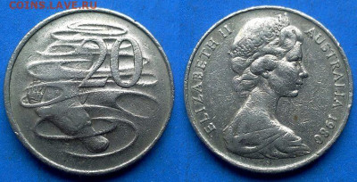 Австралия - 20 центов 1980 года (Фауна) до 8.06 - Австралия 20 центов, 1980