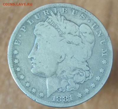 США 1 доллар, 1881S - 1881