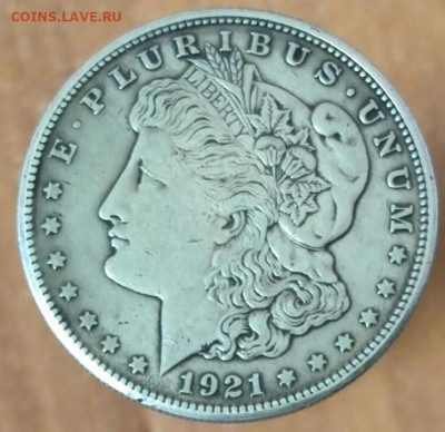США 1 доллар, 1921 - 1921