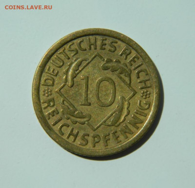 Германия 10 рейхспфеннигов 1925 г. "А". до 09.06.22 - DSCN6235.JPG