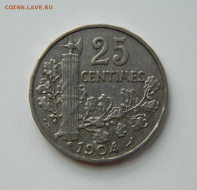Франция 25 сантимов 1904 г. до 09.06.22 - DSCN6188.JPG
