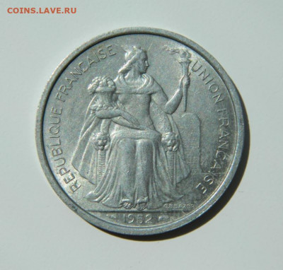 Французская Новая Каледония 5 франков 1952 г.(Фауна)до 09.06 - DSCN6218.JPG