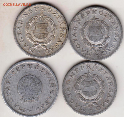 ВЕНГРИЯ 1 форинт 1950, 1967, 1970 г. до 11.06.22 г. в 23.00 - 001