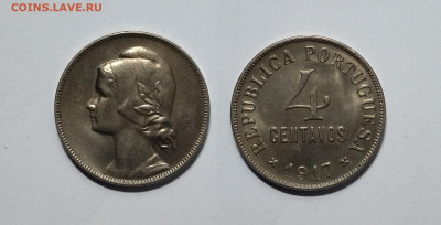 Португалия 4 сентаво 1917 года - 9.06 - IMG_20220602_071705