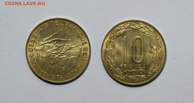 Центральная Африка 10 франков 1974 года - 9.06 - IMG_20220602_071916