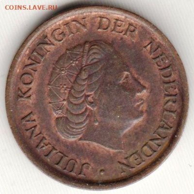 НИДЕРЛАНДЫ 5 центов 1980 г. до 12.06.22 г. в 23.00 - 012