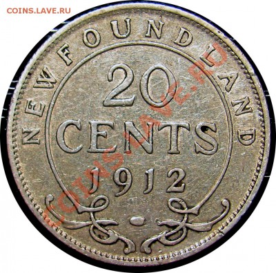 E18 Ньюфаундленд 20¢ 1912 VG-F до 27.11 в 22°° - E18 NFLD 20C 1912_1