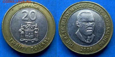 Ямайка - 20 долларов 2000 года до 14.06 - Ямайка 20 долларов, 2000