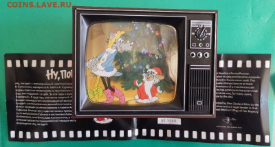 2дол 2011 Ниуэ- Ну Погоди, Ag999(2шт в короб), до 12.06 - Я Ну Погоди-4