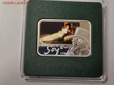 1 доллар 2010 Ниуэ- Франциско Гойя, Ag999, до 12.06 - Я Художн- Гойя-1