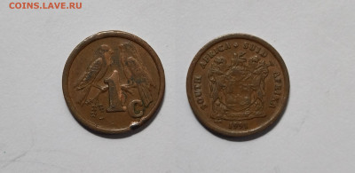 ЮАР 1 цент 1991 года SOUTH AFRICA - SUD AFRIKA -12.06 - IMG_20220605_182029