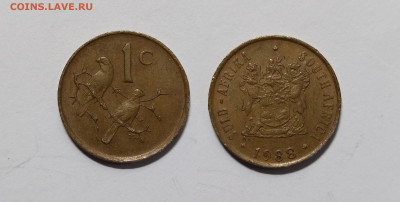 ЮАР 1 цент 1991 года SOUTH AFRICA - SUD AFRIKA -12.06 - IMG_20220605_182102