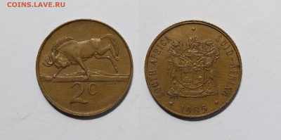 ЮАР 2 цента 1985 года SOUTH AFRICA - SUD AFRIKA -12.06 - IMG_20220605_182116