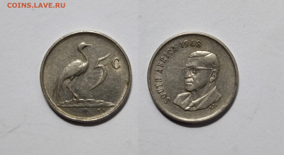ЮАР 5 центов 1968 года SOUTH AFRICA -12.06 - IMG_20220605_182250