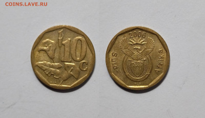 ЮАР 10 центов 2006 года SUD AFRIKA -12.06 - IMG_20220605_182431