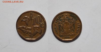 ЮАР 10 центов 1994 года SUD AFRIKA-SOUTH AFRICA -12.06 - IMG_20220605_182455