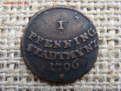 1 пфенниг 1796 год. вольный город Аугсбург до 12.06 - И1-17В-3-1.JPG