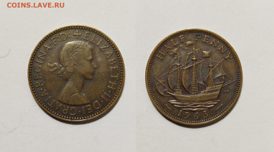Великобритания полпенни 1963 года -12.06 - IMG_20220605_183456