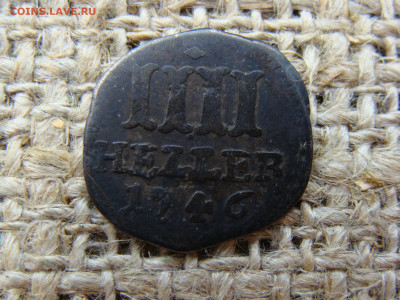 4 геллера 1746 год. ландграфство Гессен-Кассель до 12.06 - И1-152А-6-1.JPG