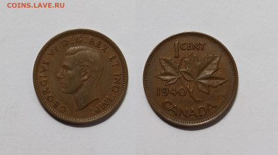 Канада 1 цент 1940 года, Георг VI-12.06 - IMG_20220605_183957